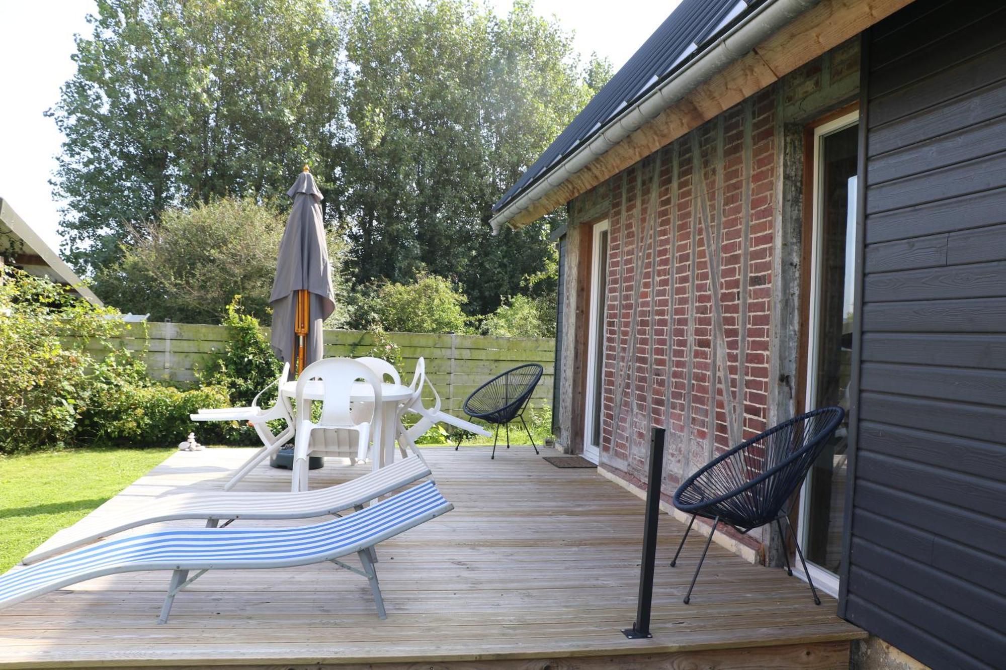 Jolie Maison En Bord De Mer A Pourville Hautot-sur-Mer Eksteriør bilde
